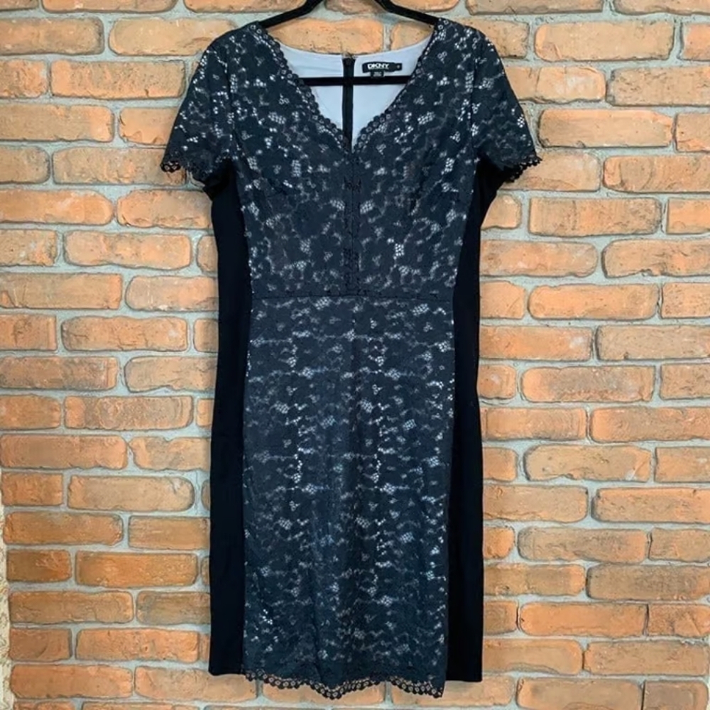 Elegant Black Lace Dress